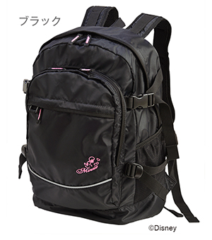 スクールバッグ ミニー ブラック